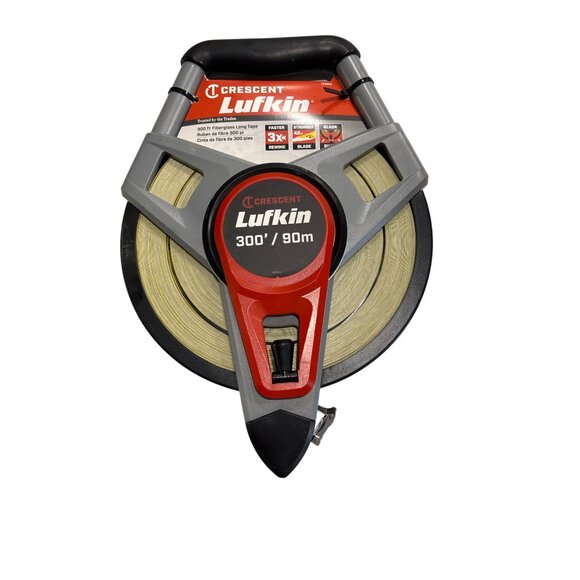 Crescent Lufkin 300 Ft/90m Fiberglass Long Tape  3x Faster Rewind & Blade Guard - Picture 4 of 7